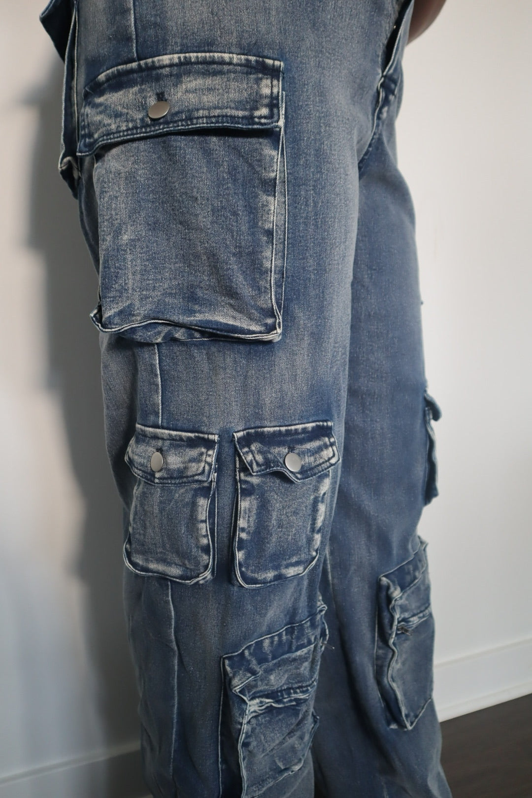 Keep In Touch Denim Jumpsuit