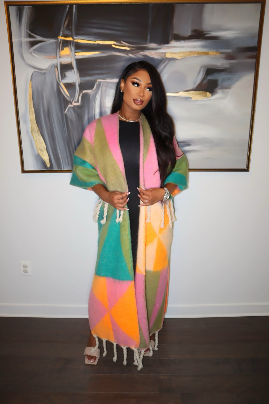 Carried Away Kimono (Pink)