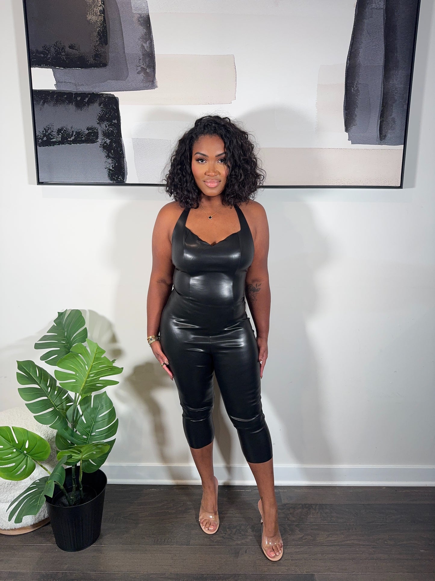 Moody Faux Leather Set