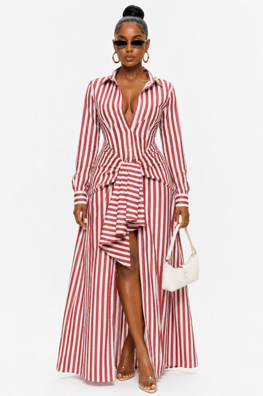 Main Attraction Maxi Dress (Red)