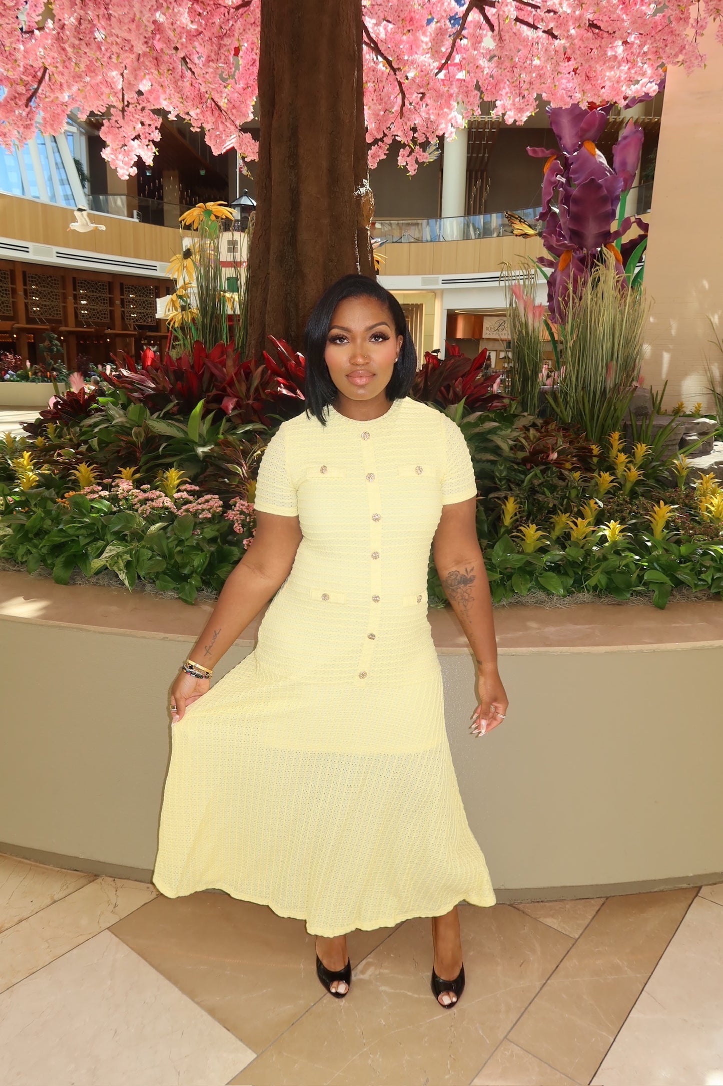 Becoming Her Maxi Dress (Yellow)