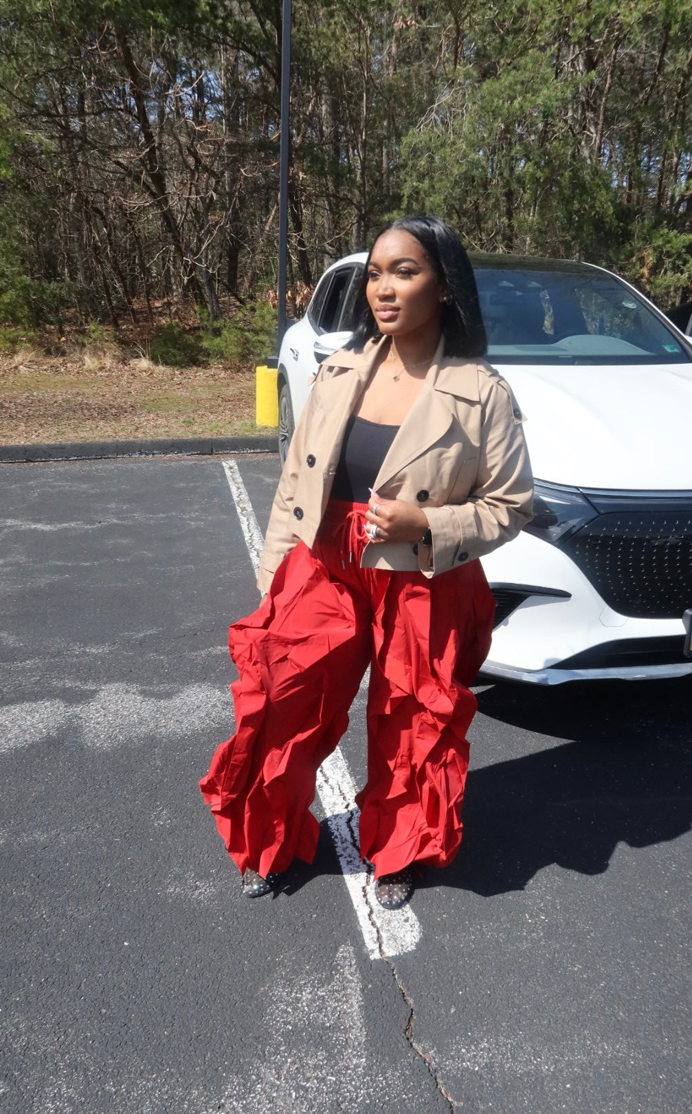 Ariah Pants Red