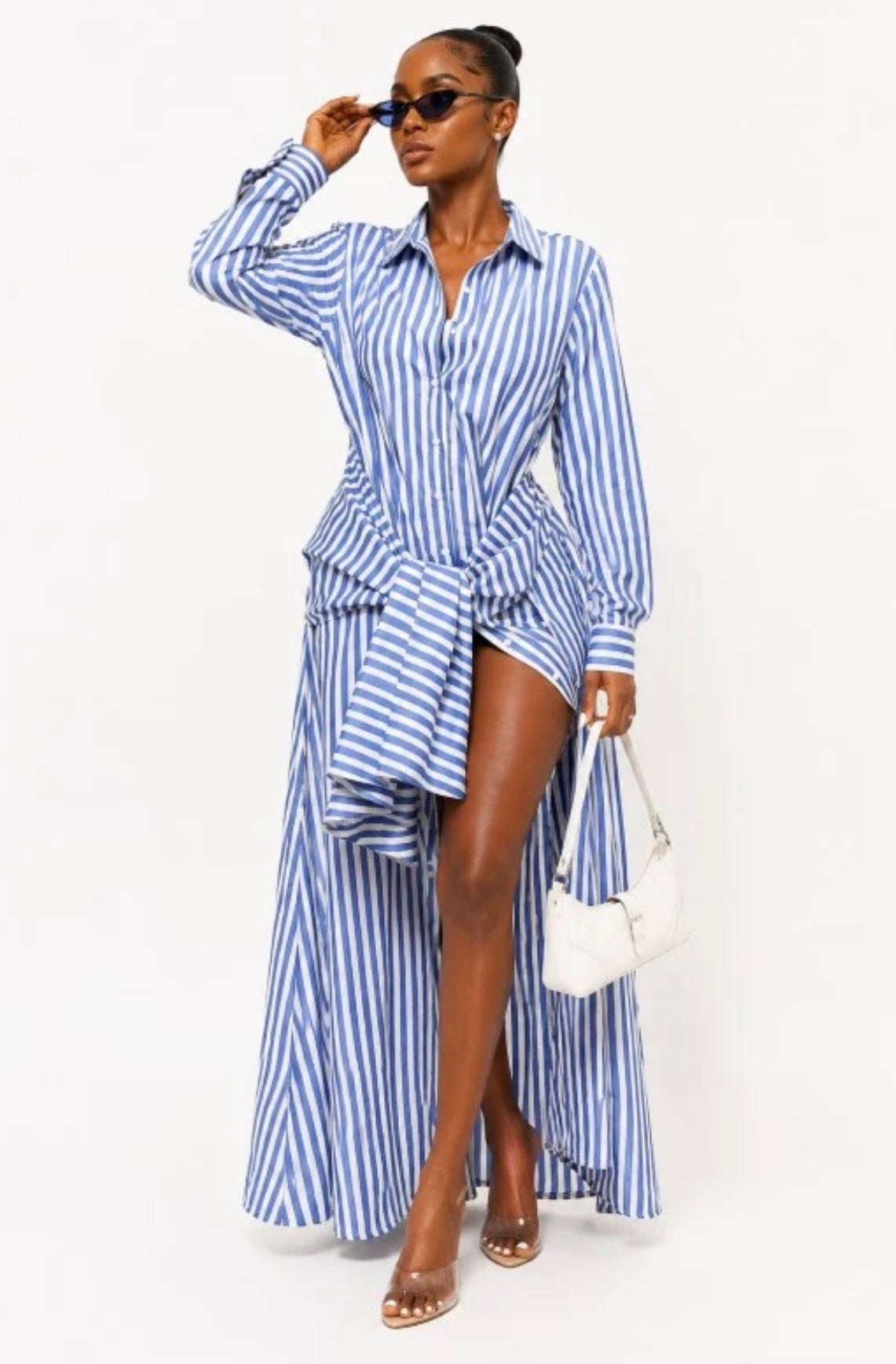Main Attraction Maxi Dress (Blue)