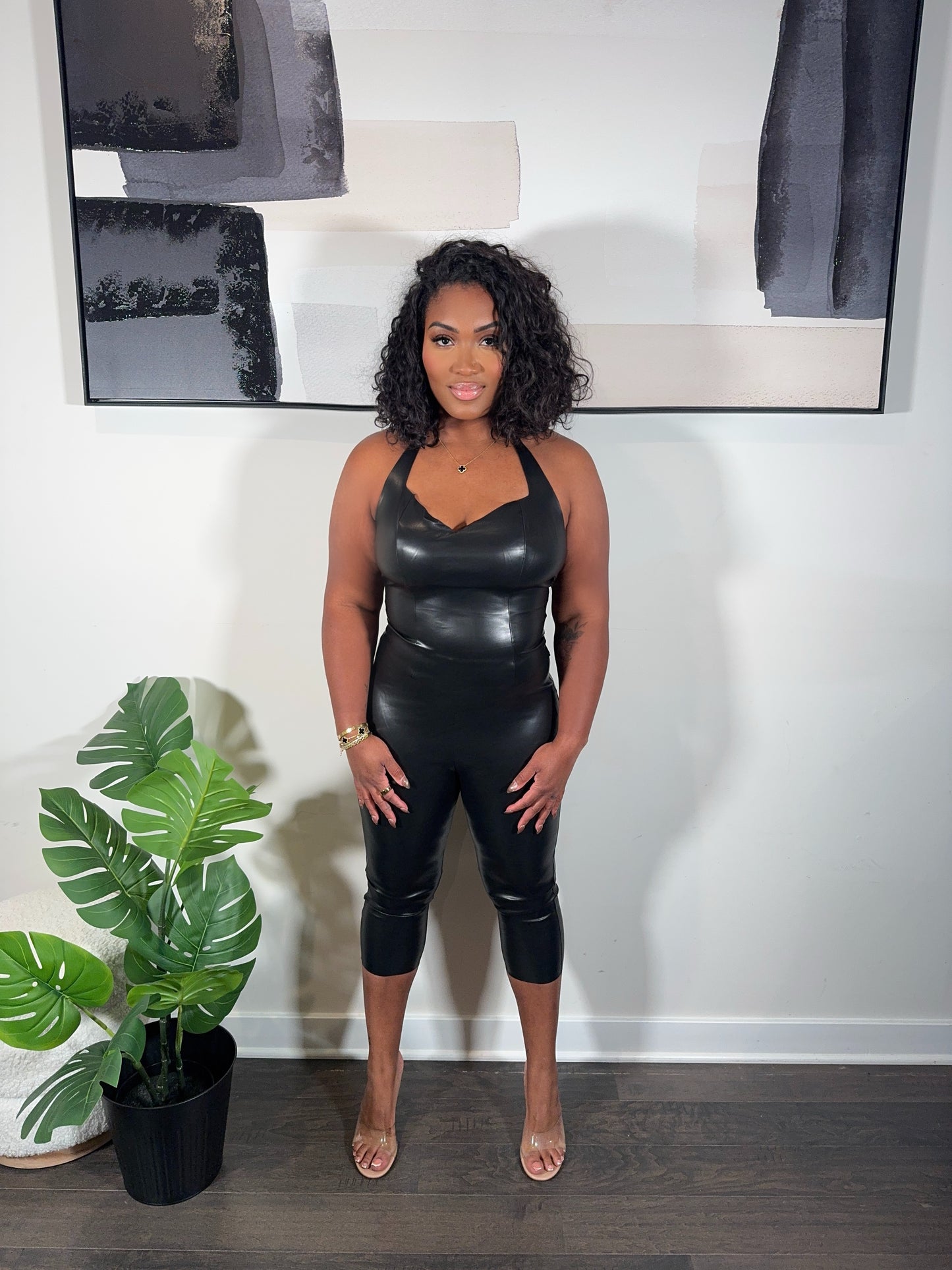 Moody Faux Leather Set